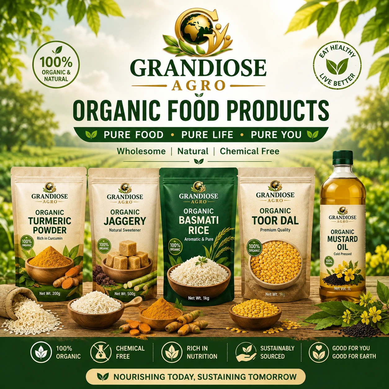 Grandiose Agro - Organic Food Products